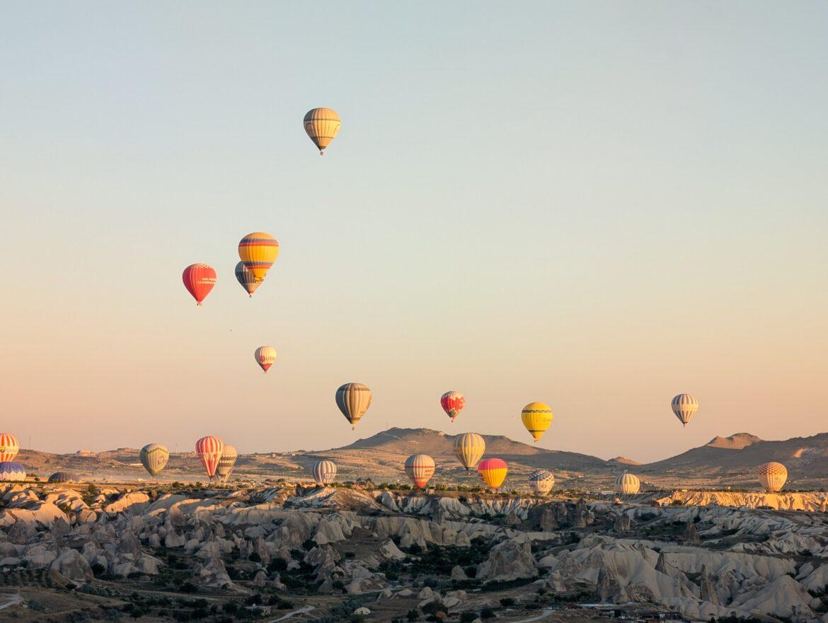 Heissluftballone über Kappadokien, Türkei