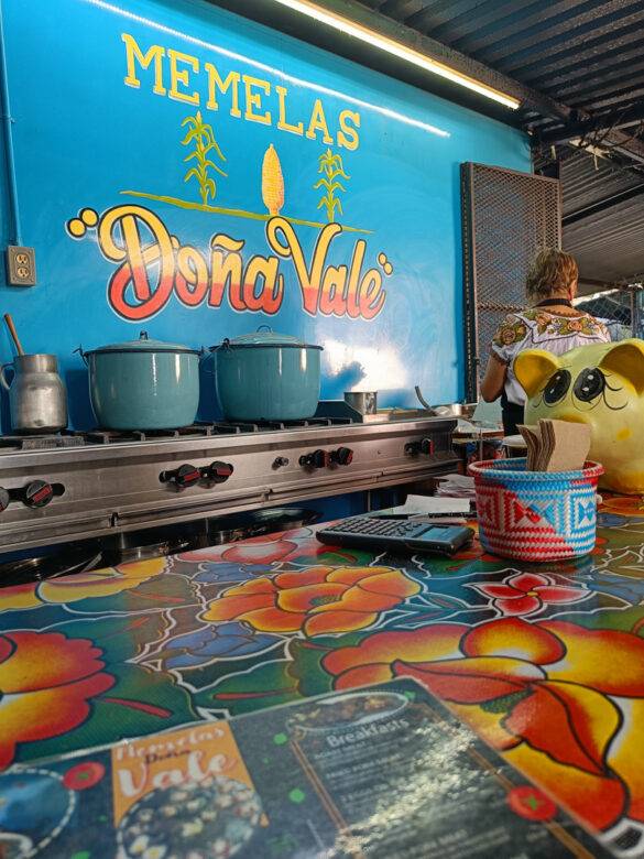 Verkaufsstand von Dona Vale in Oaxaca