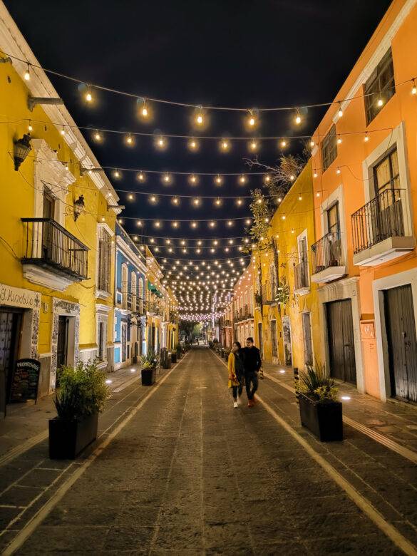 Puebla bei Nacht