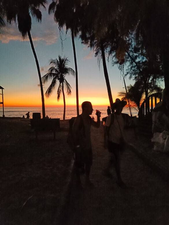 Sonnenuntergang am Playa Coral