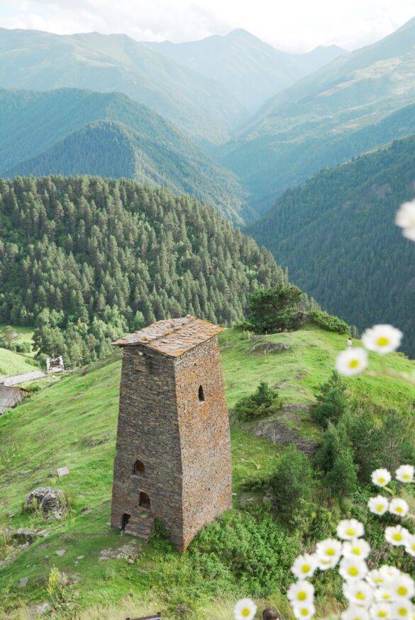 Aussicht über Old Omalos Wahzeichen