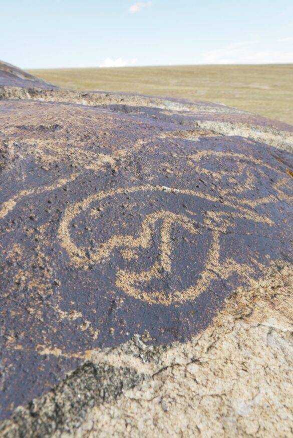 Petroglyphen in Kirgisistan
