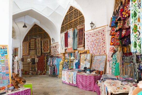 Markt in Bukhara.