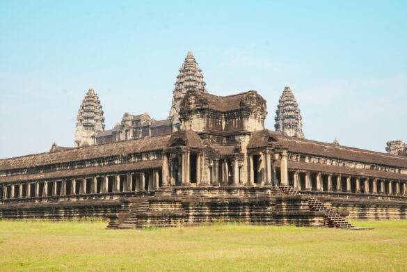 Angkor Wat Tempelanlage von aussen